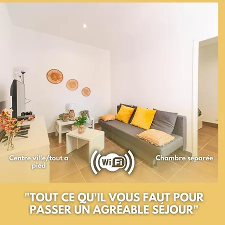 Cocoon Bleu T2 Cosy Gare Et Centre A Pied Frejus